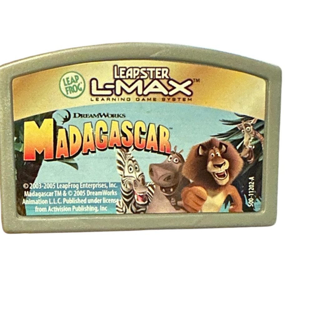 Leap Frog Leapster L-Max MADAGASCAR Game